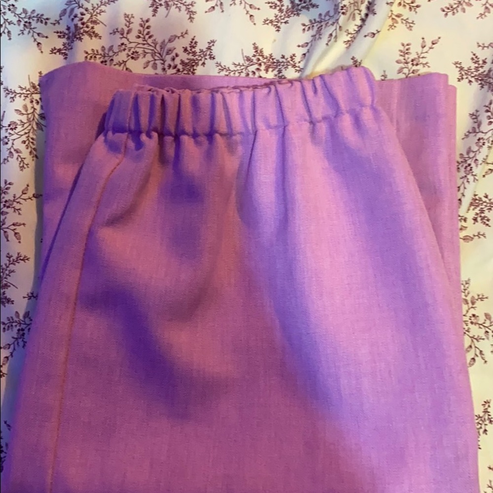 purple skirt